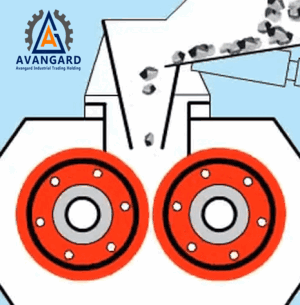 roll crusher |رول کراشر سنگ معدن با غلتک های فولادی سخت کاری شده